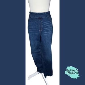 Chico's Blue Jeggings High-Waisted Denim Size 14P